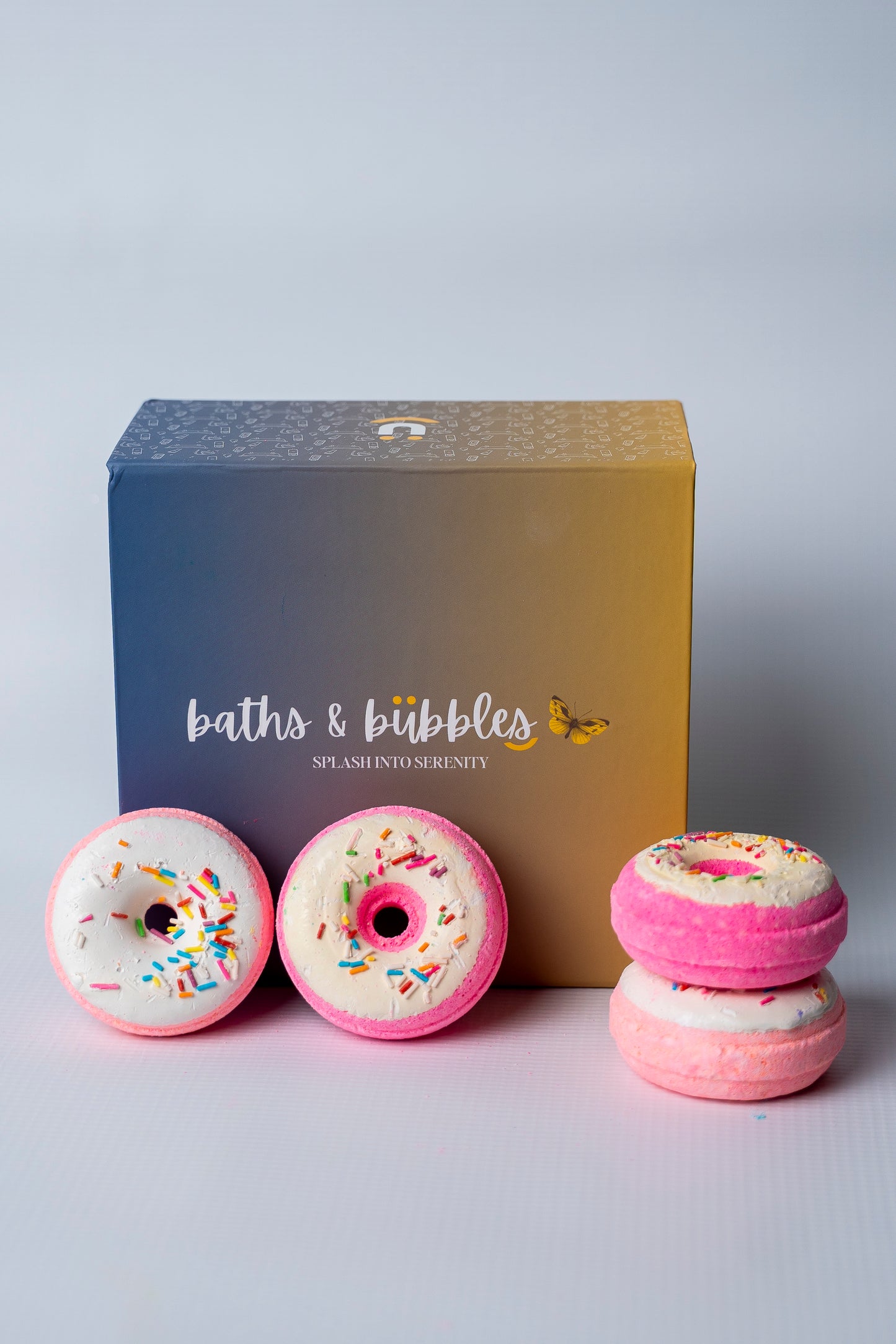 Sprinkle Donut Bath Bombs (Set of 4)