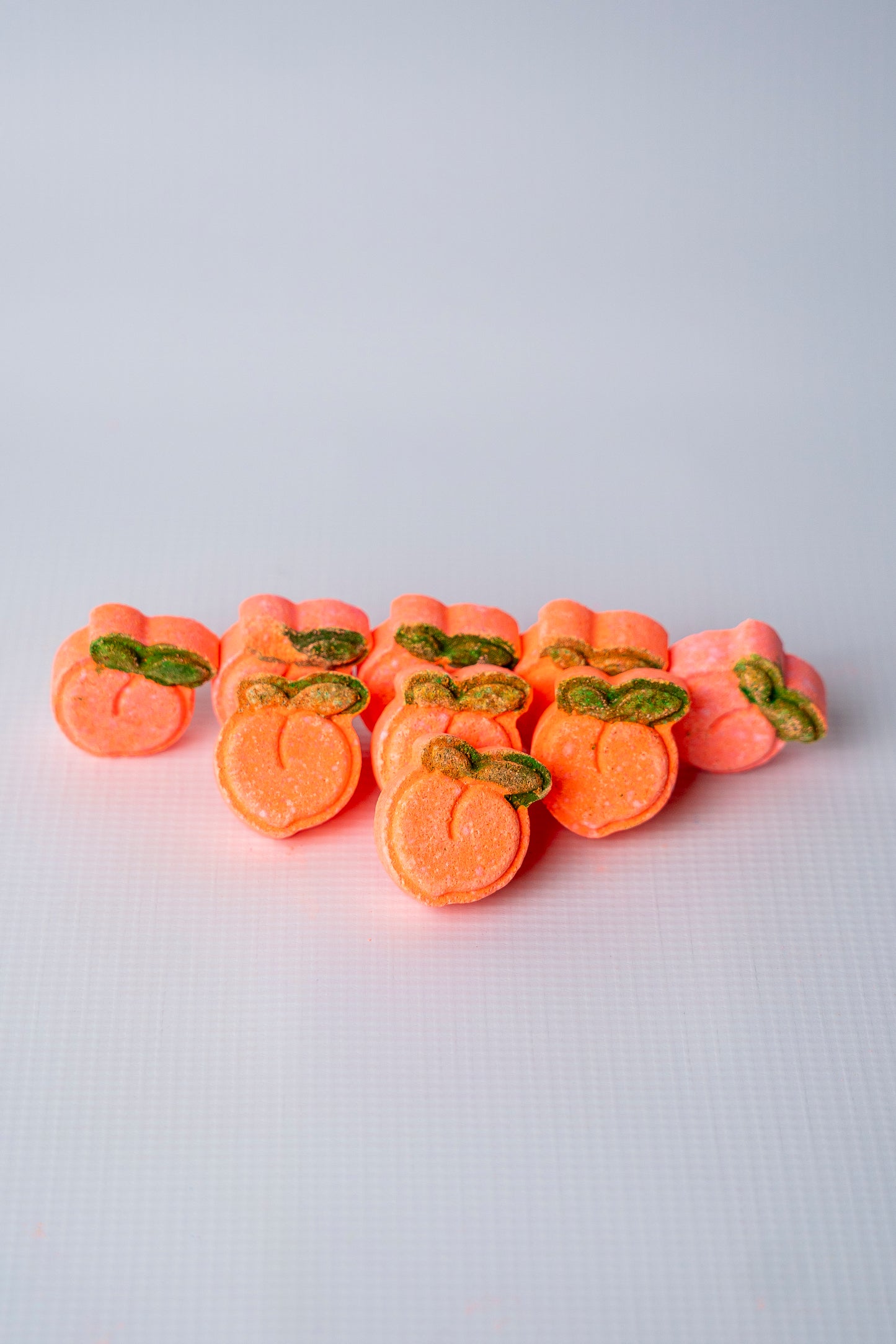 Peach Mini Bath Bombs (Set of 9)