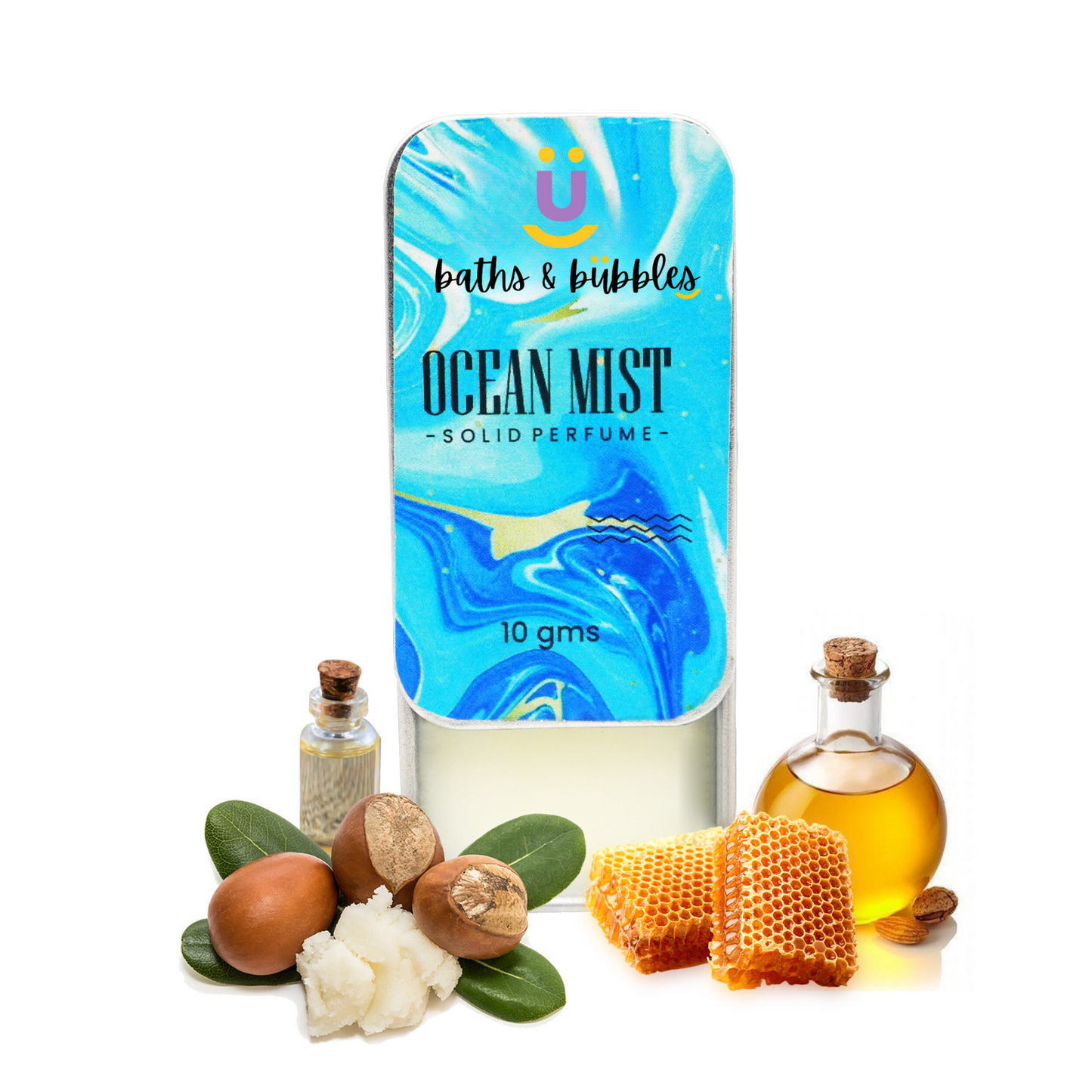 Ocean Mist Solid Perfume Bar