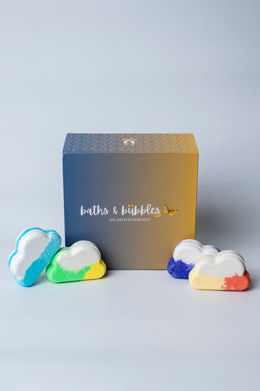 Cloud Bath Bombs (Set of 4)