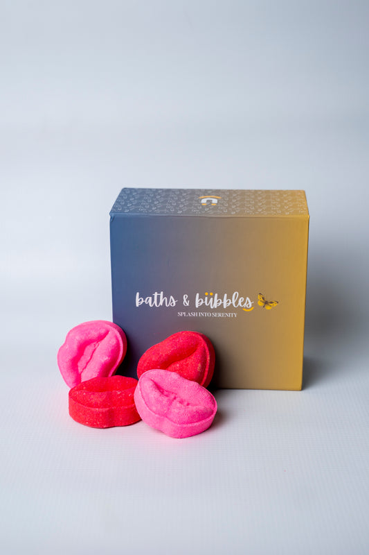 Kiss Fizz Lip Bath Bombs (Set of 2)