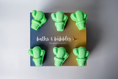 Cactus Bath Bombs (Set of 6)