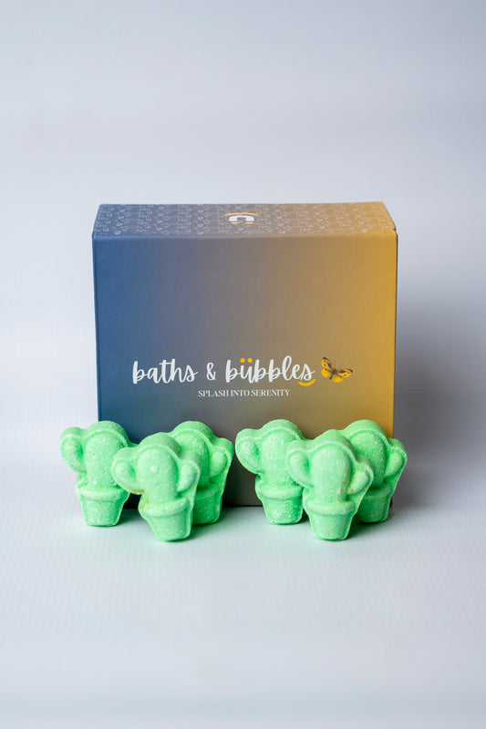 Cactus Bath Bombs (Set of 6)