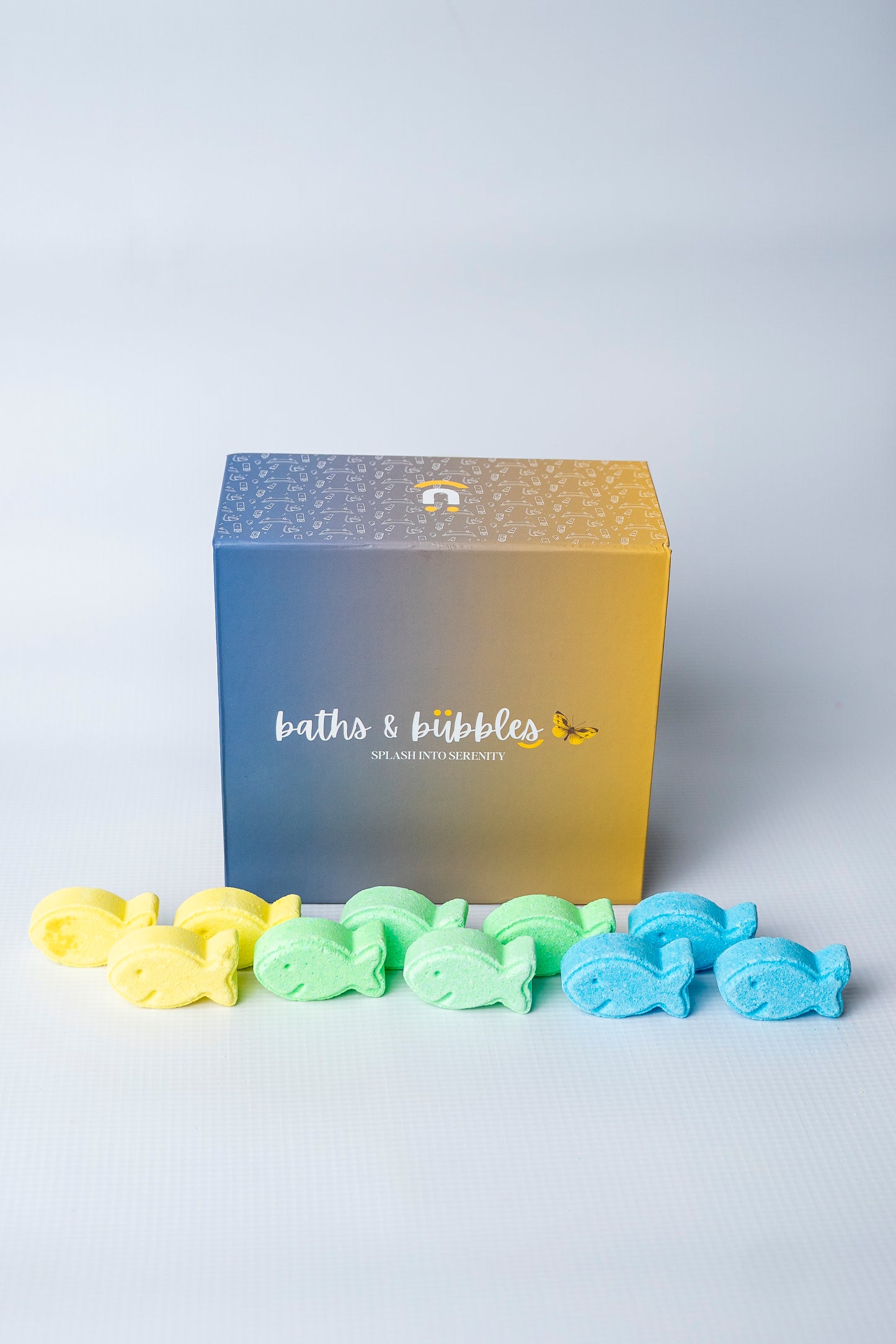 Fish Mini Bath Bombs (Set of 10)