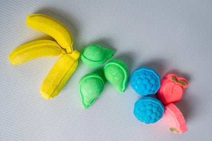 Mini Fruits Bath Bombs (Set of 10)