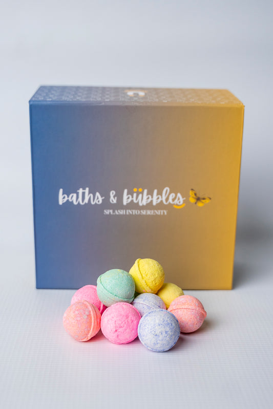 Round Mini Bath Bombs (Set of 10)
