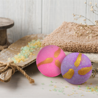 Round Shaped Bath Bombs (Set of 4)