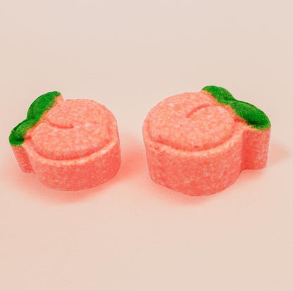 Peach Mini Bath Bombs (Set of 9)